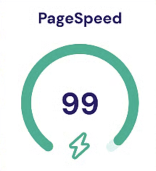semi-dedicated performance 100% pagespeed score logo